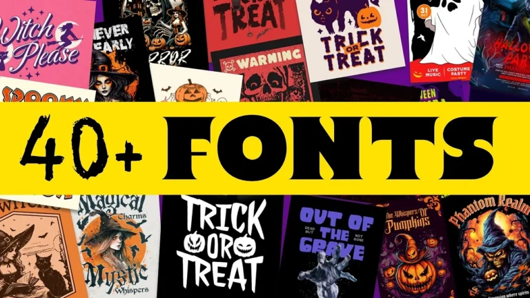 Free to use! 40+ Halloween fonts for spooky designs