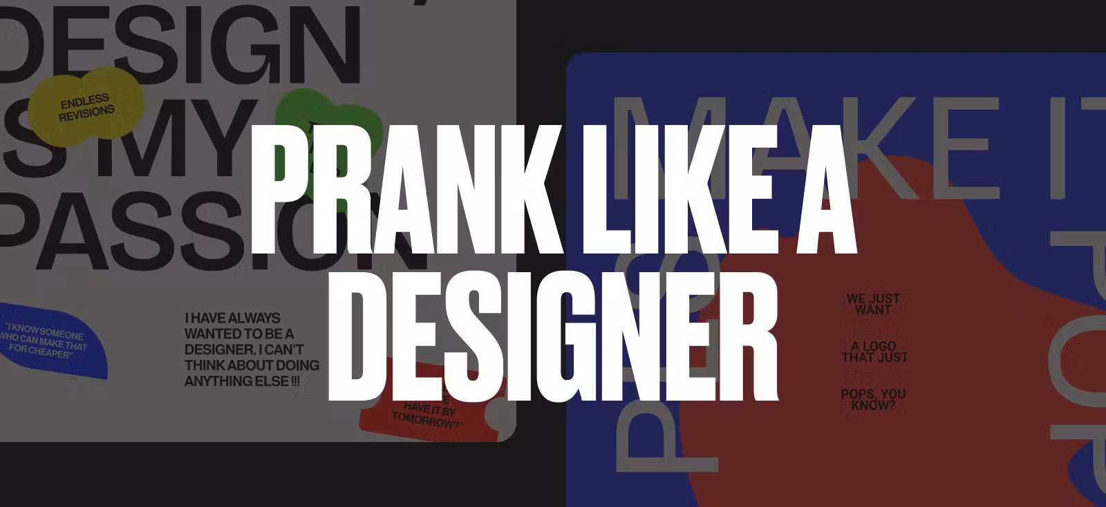 prank like a designer, april fools prank for deisigners, april fools prank