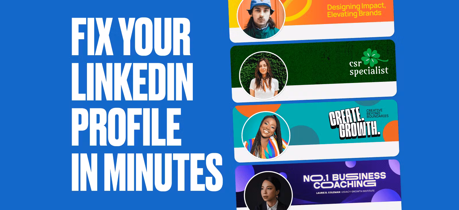 Linkedin banner templates, linkedin profile tips, linkedin tips for graphic designers