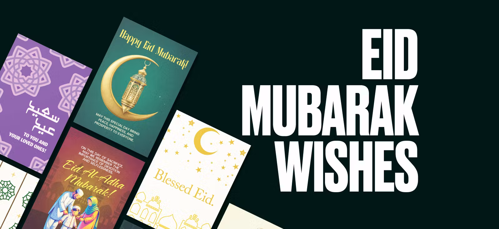 Eid Mubarak Wishes and Quotes for Eid Al-Fitr and Eid Al-Adha from Kittl