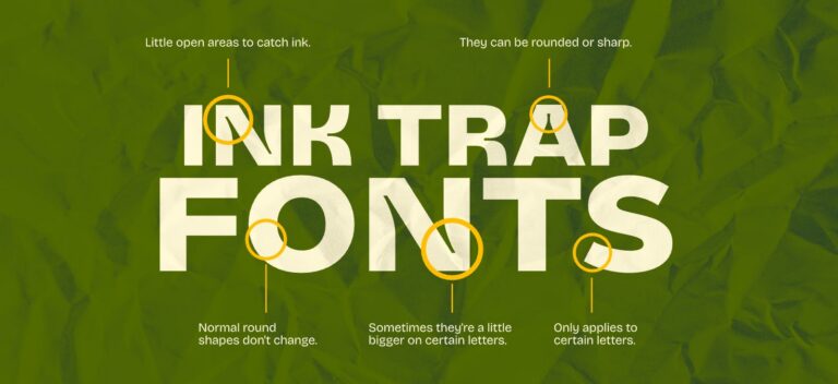 Ink-trap fonts: What are they and how to use them