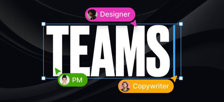 introducing kittl team, your best design collaboration tools!