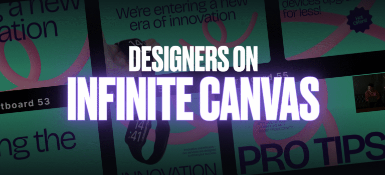 5 ways pro designers think differently on Kittl’s Infinite Canvas
