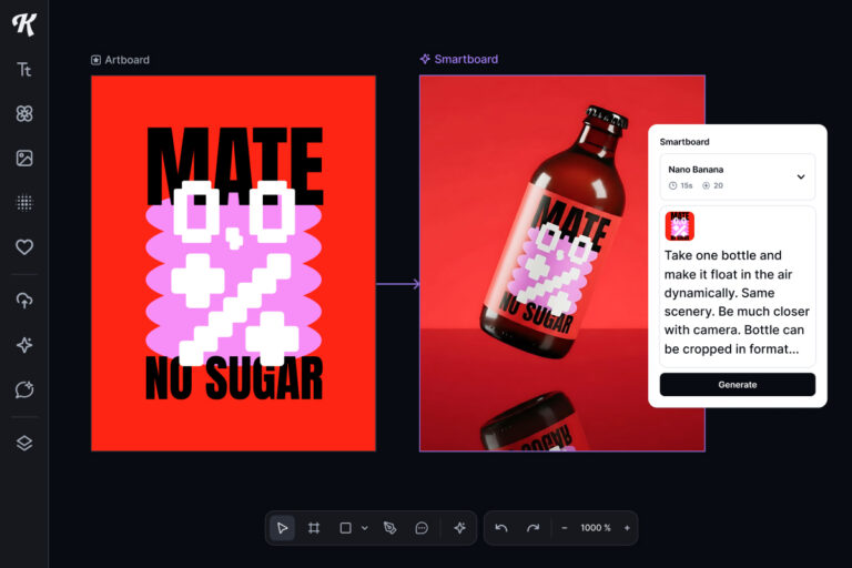 Go Bananas with Nano Banana + Kittl Flows