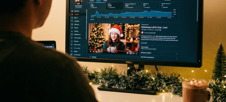 Want more clicks this December? Start with a better Christmas YouTube thumbnail - Kittl blog thumbnail