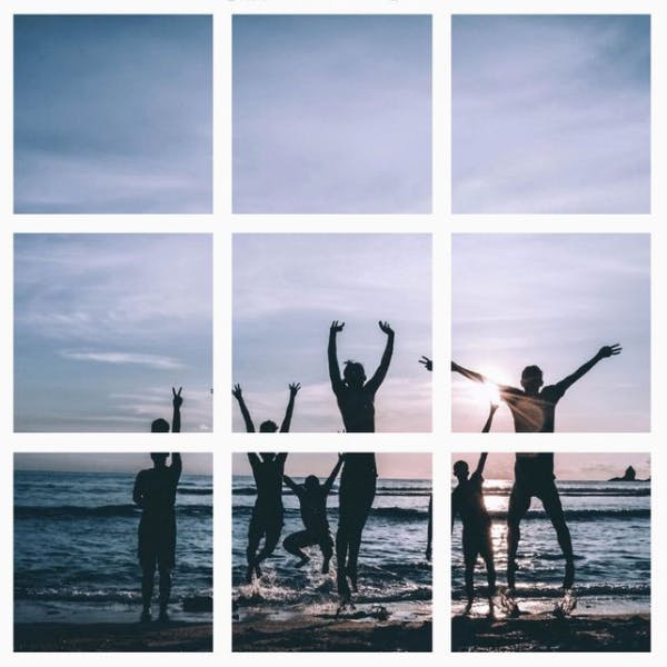 Three by three (3×3) grid design design style reference