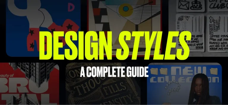 design styles name complete visual guide made by Kittl